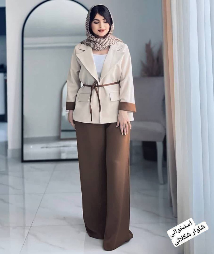 مانتو شلوار زنانه ارسال رایگان ، کت و شلوار زنانه