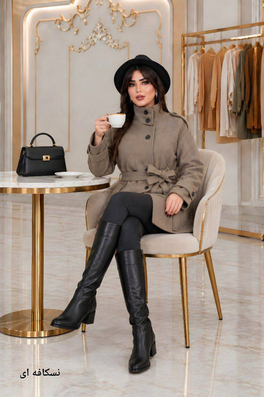پالتو فوتر زنانه کوتاه ارسال رایگان